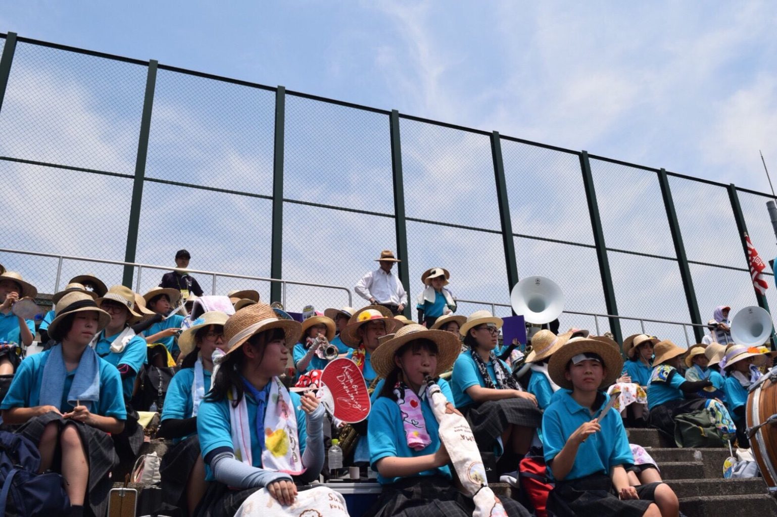 吹奏楽部･野球選手権鳥取大会応援