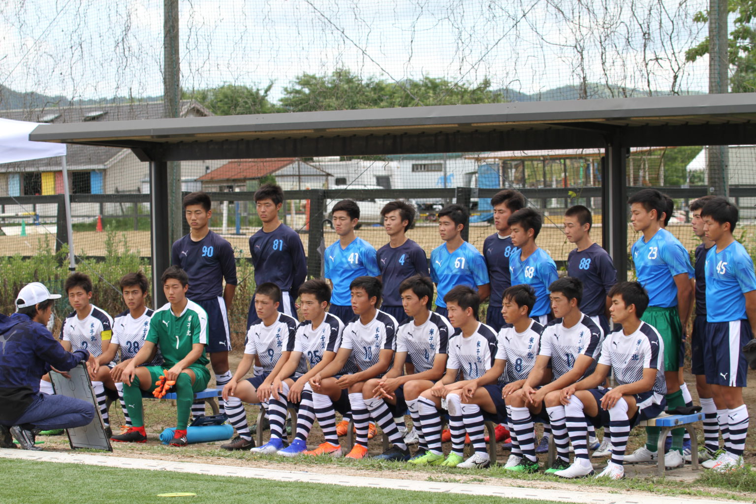 第66回 中国高校サッカー選手権大会 米子北高等学校