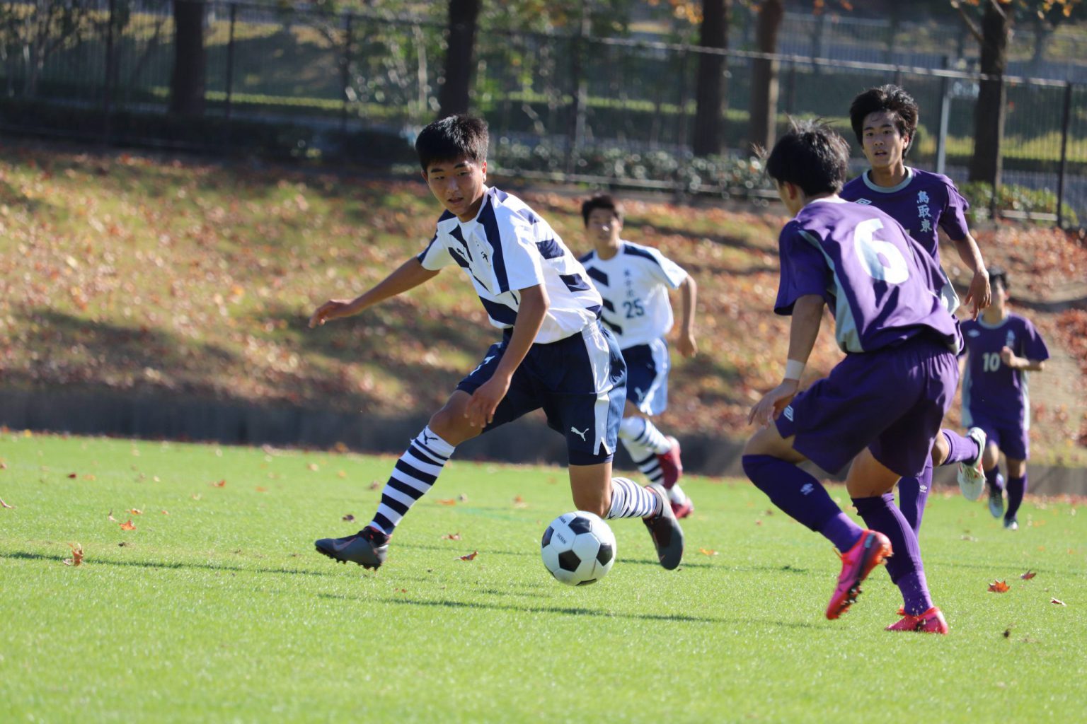 サッカー 中国ルーキーリーグ優勝 全国大会出場 米子北高等学校